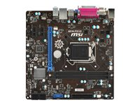 MSI H81M-P33 V2 - Carte-mère - micro ATX - Socket LGA1150 - H81 - USB 3.0 - Gigabit LAN - carte graphique embarquée (unité centrale requise) - audio 8 canaux H81M-P33 V2