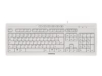 CHERRY STREAM 3.0 - Clavier - USB - Allemand - commutateur : CHERRY SX - gris pâle G85-23200DE-0