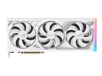 ASUS ROG Strix GeForce RTX 4090 - OC Edition - carte graphique - NVIDIA GeForce RTX 4090 - 24 Go GDDR6X - PCIe 4.0 - 2 x HDMI, 3 x DisplayPort - blanc 90YV0ID2-M0NA00