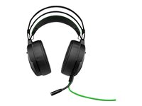 HP Pavilion Gaming 600 - Micro-casque - circum-aural - filaire - noir/vert - pour OMEN Obelisk by HP 875; HP 27; ENVY x360 Laptop; Pavilion Gaming 690, TG01; Portable 15 4BX33AA#ABB