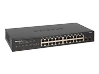 NETGEAR Smart GS324T - Commutateur - intelligent - 24 x 10/100/1000 + 2 x SFP - de bureau, Montable sur rack GS324T-100EUS