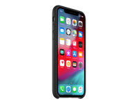 Apple - Coque de protection pour téléphone portable - cuir - noir - pour iPhone XS MRWM2ZM/A