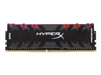 HyperX Predator RGB - DDR4 - module - 16 Go - DIMM 288 broches - 3000 MHz / PC4-24000 - CL15 - 1.35 V - mémoire sans tampon - non ECC - noir HX430C15PB3A/16