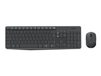 Logitech MK235 - Ensemble clavier et souris - sans fil - 2.4 GHz - International US 920-007931