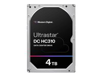 WD Ultrastar DC HC310 HUS726T4TAL5201 - Disque dur - chiffré - 4 To - interne - 3.5" - SAS 12Gb/s - 7200 tours/min - mémoire tampon : 256 Mo - TCG Encryption 0B36051