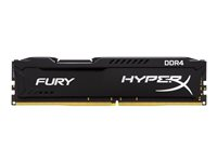 HyperX FURY - DDR4 - 8 Go - DIMM 288 broches - 3200 MHz / PC4-25600 - CL18 - 1.2 V - mémoire sans tampon - non ECC - noir HX432C18FB2/8