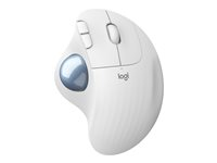 Logitech Ergo Series ERGO M575 pour les entreprises - Boule de commande - pour droitiers - optique - 5 boutons - sans fil - Bluetooth - récepteur USB Logitech Logi Bolt - blanc cassé 910-006438