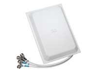 Cisco Aironet Four-Element Dual-Band Omnidirectional Antenna - Antenne - Wi-Fi - 2 dBi (pour 2400 MHz - 2500 MHz), 3 dBi (pour 5 150 MHz - 5 850 MHz) - omni-directionnel - montable au plafond, intérieur - pour Aironet 1250, 1252AG, 1252G AIR-ANT2451V-R=