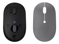 Lenovo Go - Souris - ergonomique - droitiers et gauchers - bleu optique - 5 boutons - sans fil - 2.4 GHz - récepteur sans fil USB-C - gris orage - pour ThinkPad X1 Yoga Gen 8 21HQ 4Y51C21216