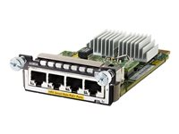 HPE Aruba 3810M/2930M Smart Rate Module - Module d'extension - 1/2.5/5/10GBase-T (PoE+) x 4 - pour HPE Aruba 2930M 24, 2930M 48, 3810, 3810M 16, 3810M 24, 3810M 40, 3810M 48 JL081A