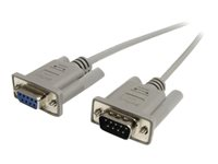 StarTech.com Câble Série RS232 DB-9 de 1.8 m Mâle Femelle - Gris - Câble série - DB-9 (M) pour DB-9 (F) - 1.8 m - pour P/N: ICUSB232PROC, PCI2S1P2, PCI2S5502, PEX1S953LP, PEX2S953LP, PEX4S953, PEX4S953LP MXT100