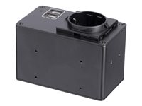 StarTech.com Power Outlet Module for Conference Table Connectivity Box - Boîte de dérivation pour montage en surface - montable sur bureau - USB X 2, alimentation CEE 7/4 MOD4POWEREU