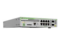 Allied Telesis CentreCOM AT-GS970M/10PS - Commutateur - C3 - Géré - 8 x 10/100/1000 (PoE+) + 2 x SFP (mini-GBIC) lien montant - de bureau - PoE+ (124 W) AT-GS970M/10PS-50