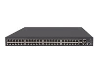 HPE FlexNetwork 5130-48G-PoE+-2SFP+-2XGT (370W) EI - Commutateur - C3 - Géré - 48 x 10/100/1000 (PoE+) + 2 x 10 Gigabit Ethernet SFP+ / 1 Gigabit Ethernet SFP+ + 2 x 10 Gigabit Ethernet - Montable sur rack - PoE+ (370 W) JG941A