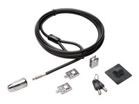 Kensington Desktop and Peripherals Standard Keyed Locking Kit 2.0 - Câble de sécurité - 2.4 m K64424WW