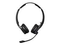 EPOS I SENNHEISER IMPACT MB Pro 2 - Micro-casque - sur-oreille - Bluetooth - sans fil - noir avec anneau bleu 1000566