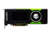 NVIDIA Quadro P6000 - Carte graphique - Quadro P6000 - 24 Go GDDR5X - PCIe 3.0 x16 - DVI, 4 x DisplayPort VCQP6000-BSP