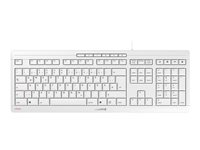 CHERRY STREAM CLAVIER - Clavier - USB - Allemand - commutateur : CHERRY SX - gris blanc JK-8500DE-0