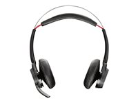 Plantronics Voyager Focus UC B825 - Pas de support de charge - micro-casque - sur-oreille - Bluetooth - sans fil - Suppresseur de bruit actif - version standard UC 202652-03