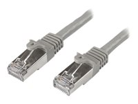 StarTech.com Câble réseau Cat6 blindé SFTP sans crochet de 1m - Cordon Ethernet RJ45 anti-accroc - Câble patch Mâle / Mâle - Gris - Cordon de raccordement - RJ-45 (M) pour RJ-45 (M) - 1 m - SFTP - CAT 6 - moulé, sans crochet - gris N6SPAT1MGR