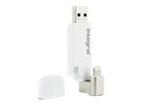 Integral iShuttle - Clé USB - 128 Go - USB 3.0 / Lightning INFD128GBISHUTTLE