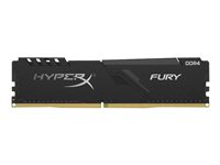 HyperX FURY - DDR4 - kit - 16 Go: 2 x 8 Go - DIMM 288 broches - 2400 MHz / PC4-19200 - CL15 - 1.2 V - mémoire sans tampon - non ECC - noir HX424C15FB3K2/16