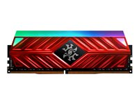 XPG SPECTRIX D41 - DDR4 - 16 Go: 2 x 8 Go - DIMM 288 broches - 3200 MHz / PC4-25600 - CL16 - 1.35 V - mémoire sans tampon - non ECC - rouge cramoisi AX4U320038G16-DR41