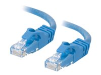 C2G Cat6 Booted Unshielded (UTP) Crossover Patch Cable - Câble inverseur - RJ-45 (M) pour RJ-45 (M) - 1 m - UTP - CAT 6 - moulé, sans crochet, bloqué - bleu 83523