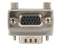 StarTech.com Adaptateur VGA vers VGA à angle droit type 1 - Convertisseur HD15 vers HD15 - M/F - Gris - Adaptateur VGA - HD-15 (VGA) (M) pour HD-15 (VGA) (F) - gris - pour P/N: MXTHQMM2MA, MXTHQMM5MA, MXTMMHQ2M, MXTMMHQ30M, MXTMMHQ3M, MXTMMHQ5M, MXTMMHQ7M GC1515MFRA1