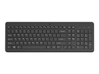 HP 220 - Clavier - sans fil - 2.4 GHz - noir - emballage recyclable 805T2AA