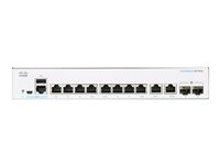 Cisco Business 350 Series 350-8P-2G - Commutateur - C3 - Géré - 8 x 10/100/1000 (PoE+) + 2 x SFP Gigabit combiné - Montable sur rack - PoE+ (67 W) CBS350-8P-2G-EU