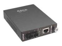 D-Link DMC 530SC - Convertisseur de média à fibre optique - 100Mb LAN - 10Base-T, 100Base-FX, 100Base-TX - RJ-45 / mode unique SC - jusqu'à 30 km - pour DMC 1000 DMC-530SC