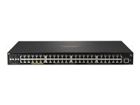 HPE Aruba 2930F 48G PoE+ 4SFP+ - Commutateur - C3 - Géré - 48 x 10/100/1000 (PoE+) + 4 x 1 gigabit/10 gigabit SFP+ (liaison montante) - Montable sur rack - PoE+ (740 W) JL558A