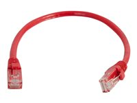 C2G Cat6 Booted Unshielded (UTP) Network Patch Cable - Cordon de raccordement - RJ-45 (M) pour RJ-45 (M) - 10 m - UTP - CAT 6 - moulé, sans crochet, bloqué - rouge 83452