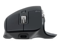 Logitech MX Master 3 - Souris - laser - 7 boutons - sans fil - Bluetooth, 2.4 GHz - récepteur sans fil USB - graphite 910-005694