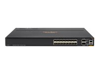 HPE Aruba CX 8360-16Y2C - Commutateur - C3 - Géré - 16 x 1/10/25 Gigabit SFP / SFP+ / SFP28 + 2 x 40 Gigabit QSFP+ / 100 Gigabit QSFP28 - flux d'air de l'arrière vers l'avant - Montable sur rack - Conformité TAA JL703A#ABB