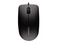 CHERRY MC 1000 - Souris - droitiers et gauchers - optique - 3 boutons - filaire - USB - noir JM-0800-2