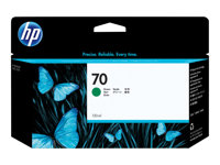 HP 70 - 130 ml - vert - original - DesignJet - cartouche d'encre - pour DesignJet HD Pro MFP, T120, Z2100, Z3100, Z3100ps, Z3200, Z3200ps, Z5200, Z5400 C9457A