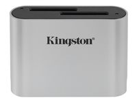 Kingston Workflow - Lecteur de carte (SDHC UHS-I, SDXC UHS-I, SDHC UHS-II, SDXC UHS-II) - USB-C 3.2 Gen 1 WFS-SD