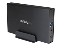 StarTech.com Boîtier USB 3.1 (10 Gb/s) pour disque dur SATA de 3,5" - Boîtier HDD / SSD SATA III 6 Gb/s avec UASP - Boitier externe - 3.5" - SATA 6Gb/s - USB 3.1 (Gen 2) - noir - pour P/N: BNDTBUSB3142, PEXUS313AC2V, PEXUSB311A1E, PEXUSB312A2, PEXUSB314A2V, PEXUSB314A2V2 S351BU313